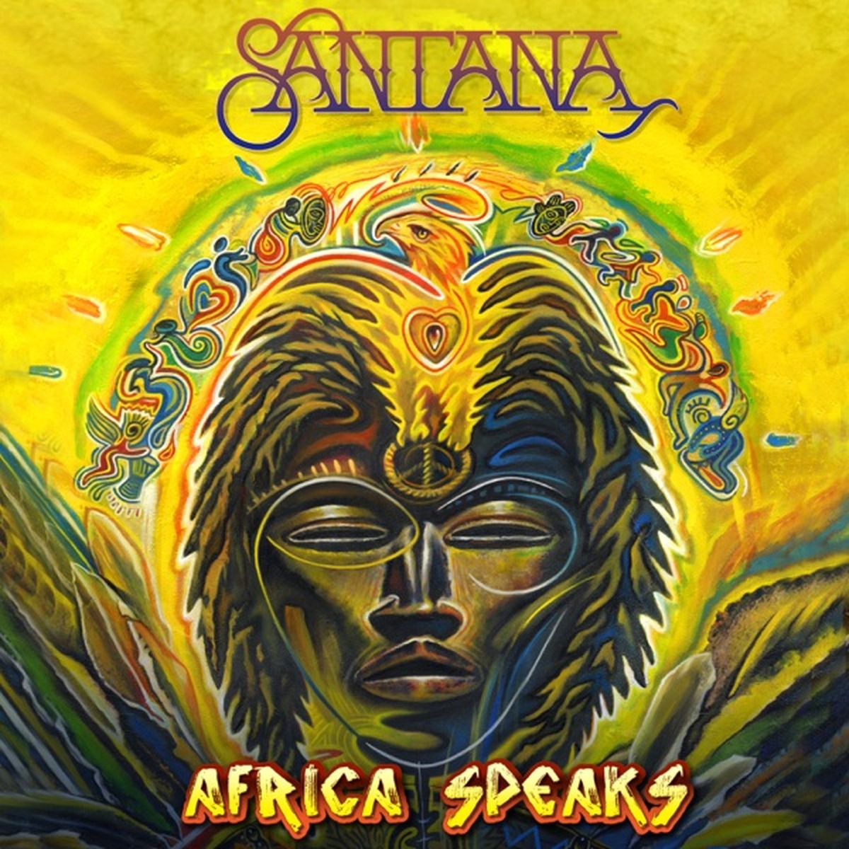 Africa Speaks (album) by Santana album cover