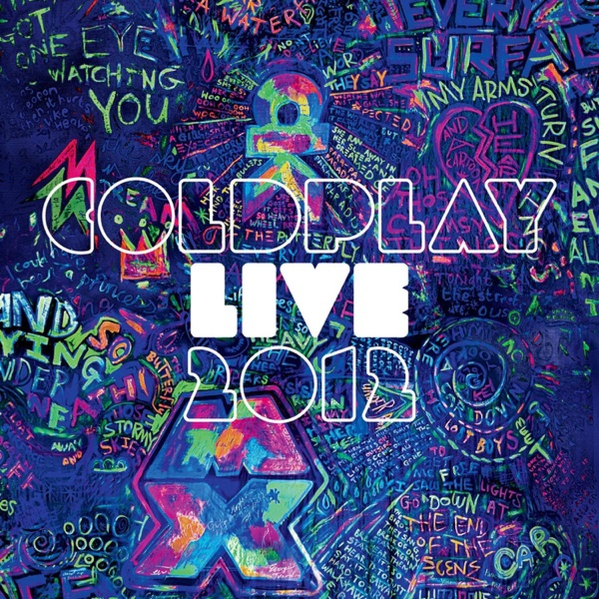 Coldplay Live 2012 by Coldplay album cover