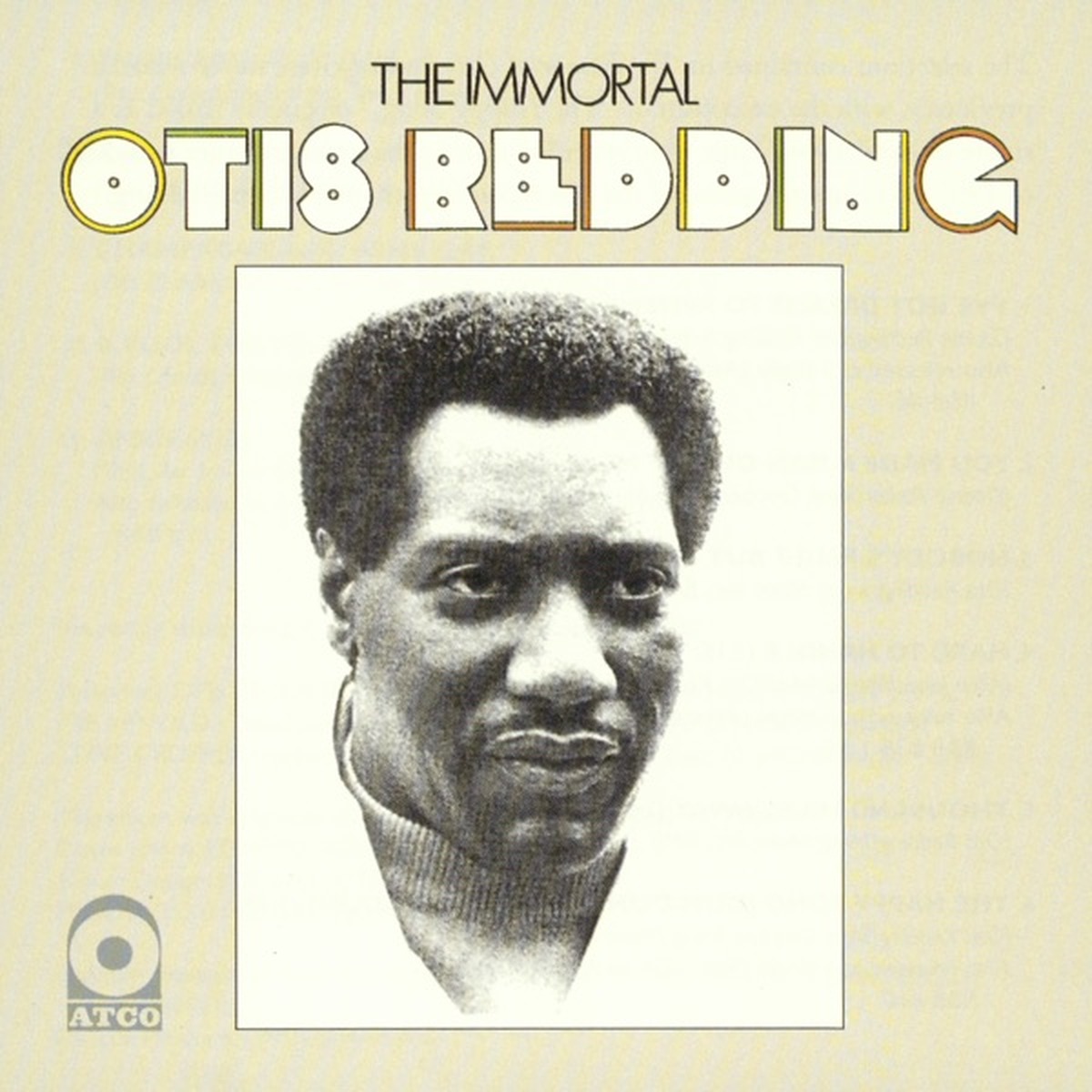 The Immortal Otis Redding by Otis Redding album cover
