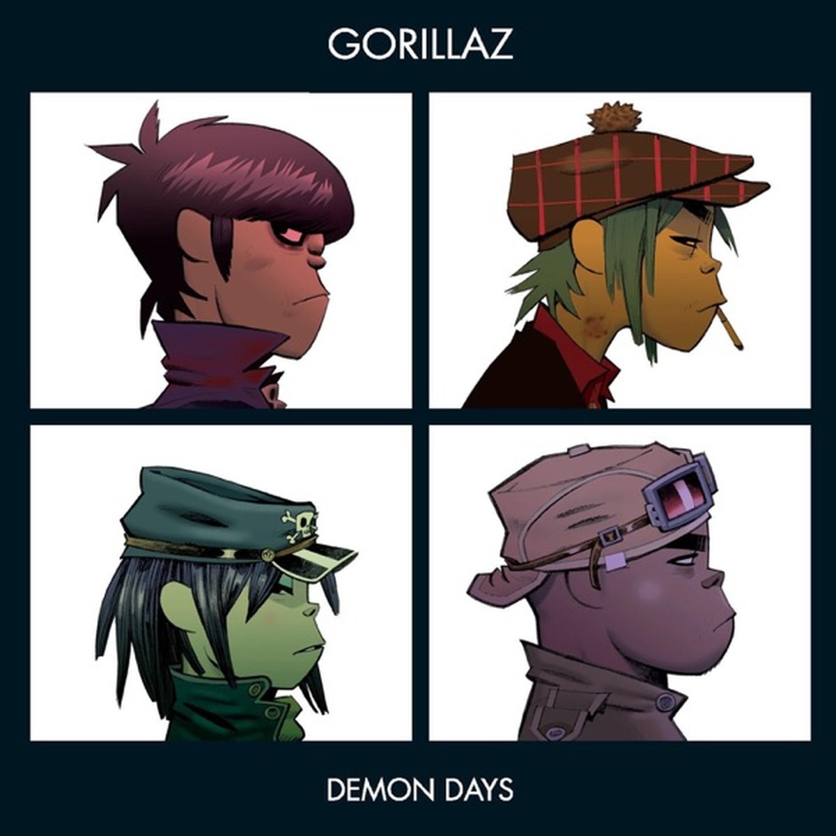 Gorillaz (album) by Gorillaz album cover