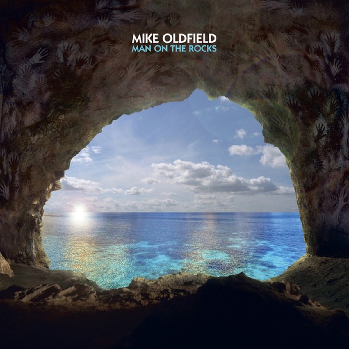 Man on the Rocks by Mike Oldfield album cover