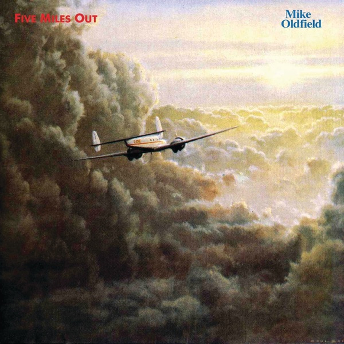 Five Miles Out by Mike Oldfield album cover