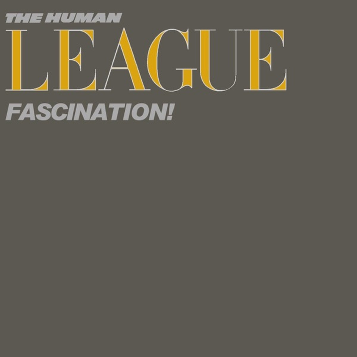 Fascination! by The Human League album cover