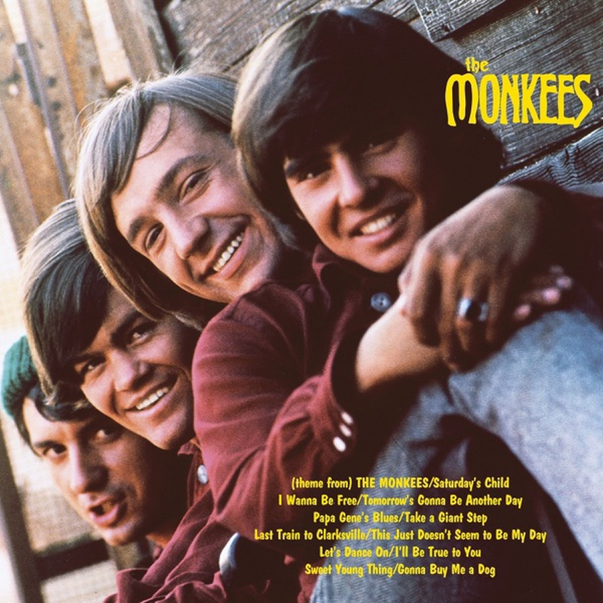 The Monkees (album) by The Monkees album cover