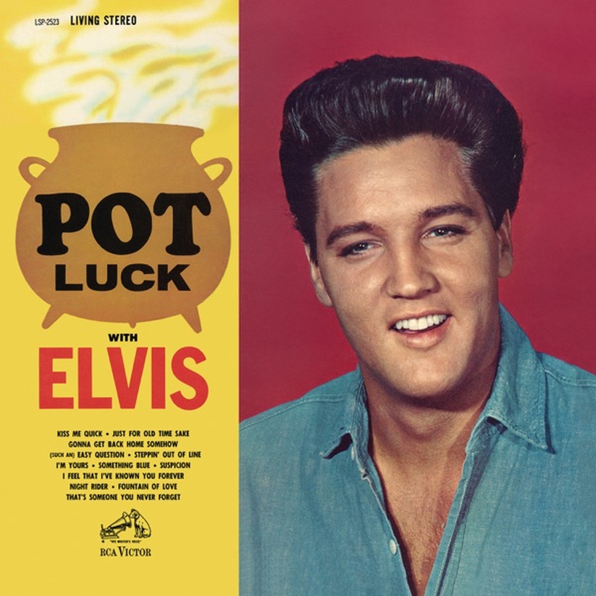 Pot Luck (Elvis Presley album) by Elvis Presley album cover