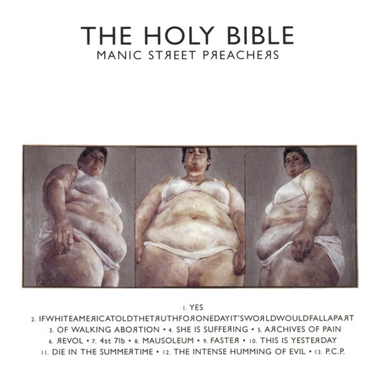 The Holy Bible (album) by Manic Street Preachers album cover