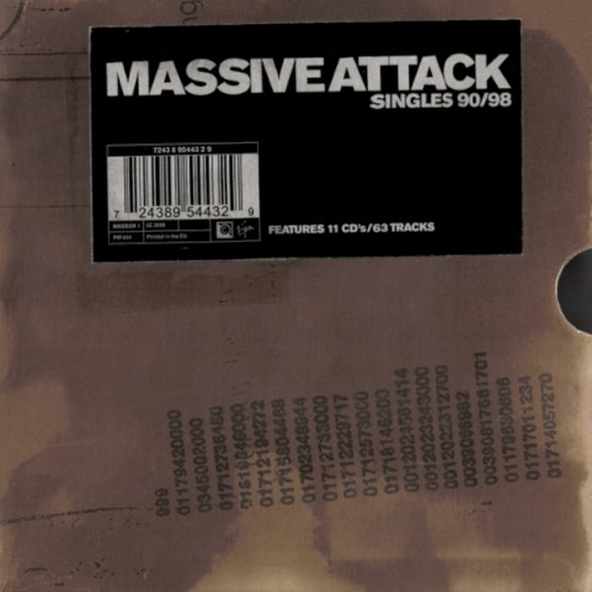 Singles 90/98 by Massive Attack album cover