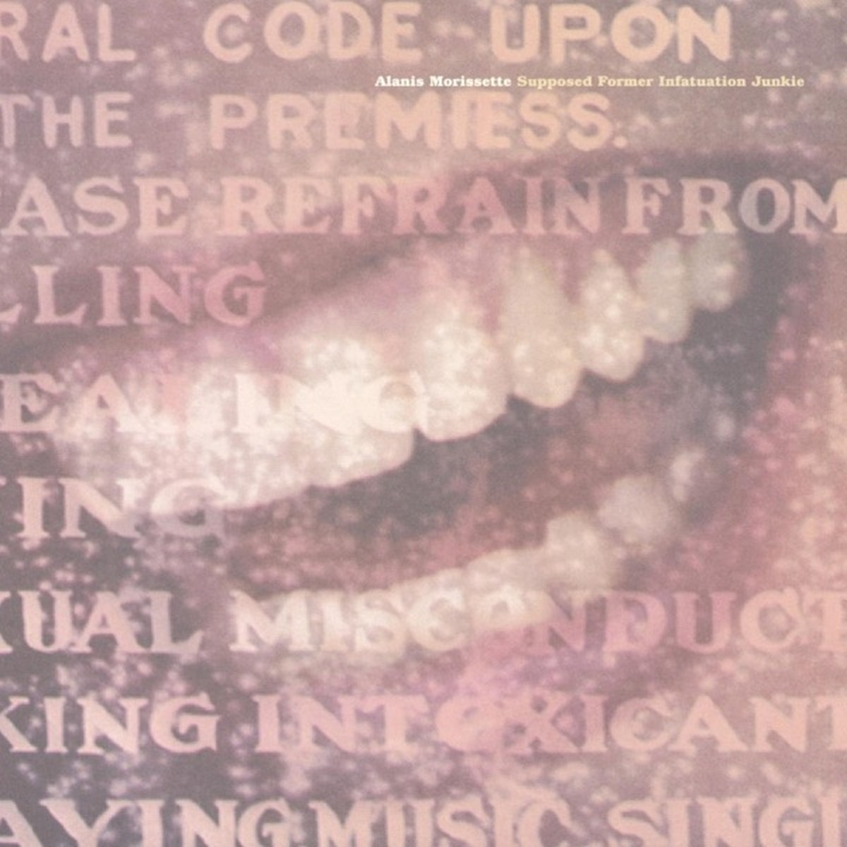 Supposed Former Infatuation Junkie by Alanis Morissette album cover