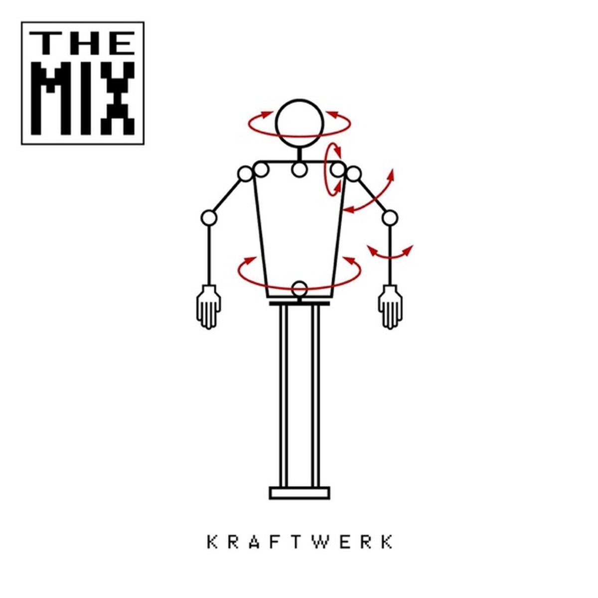 The Mix (Kraftwerk album) by Kraftwerk album cover