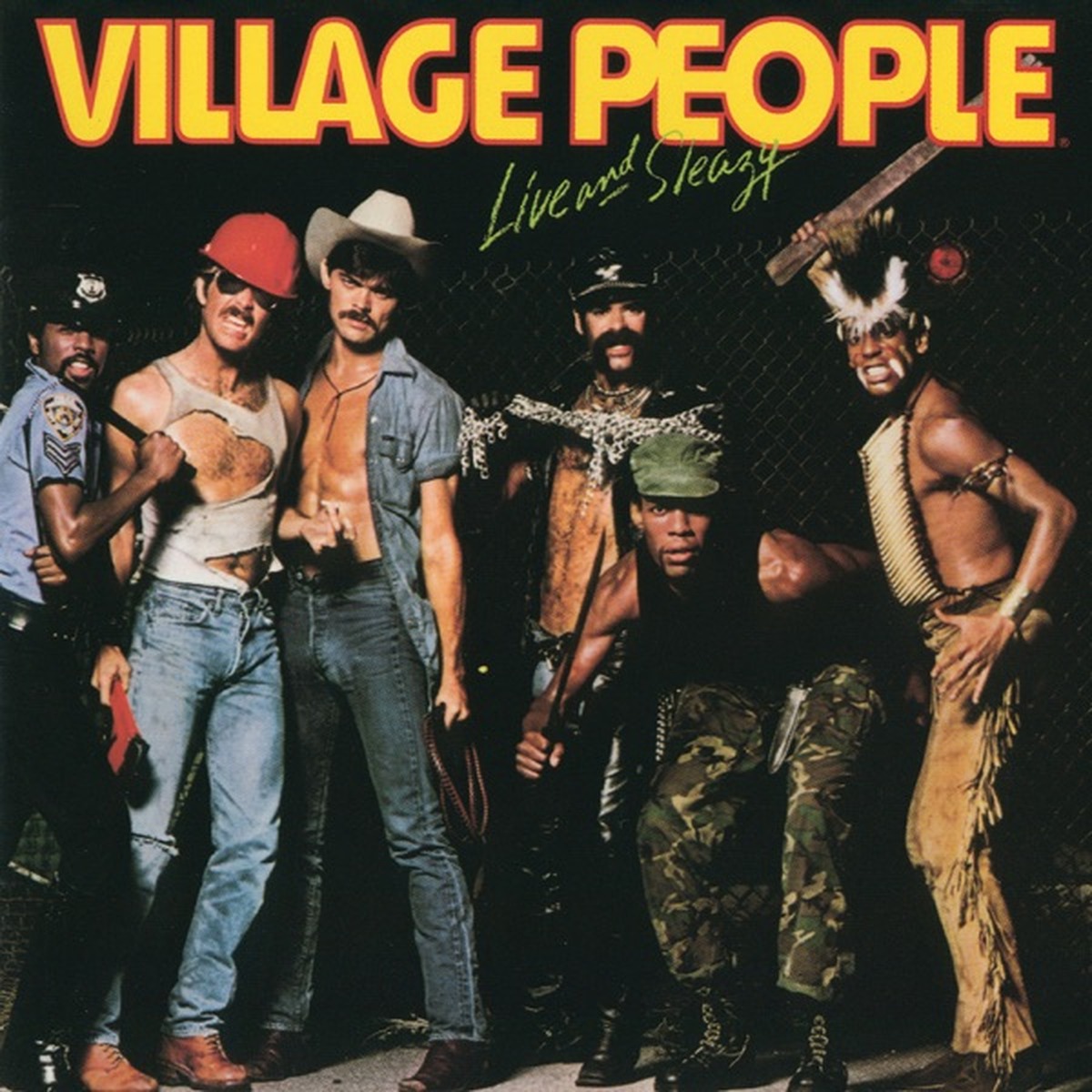 Live and Sleazy by Village People album cover