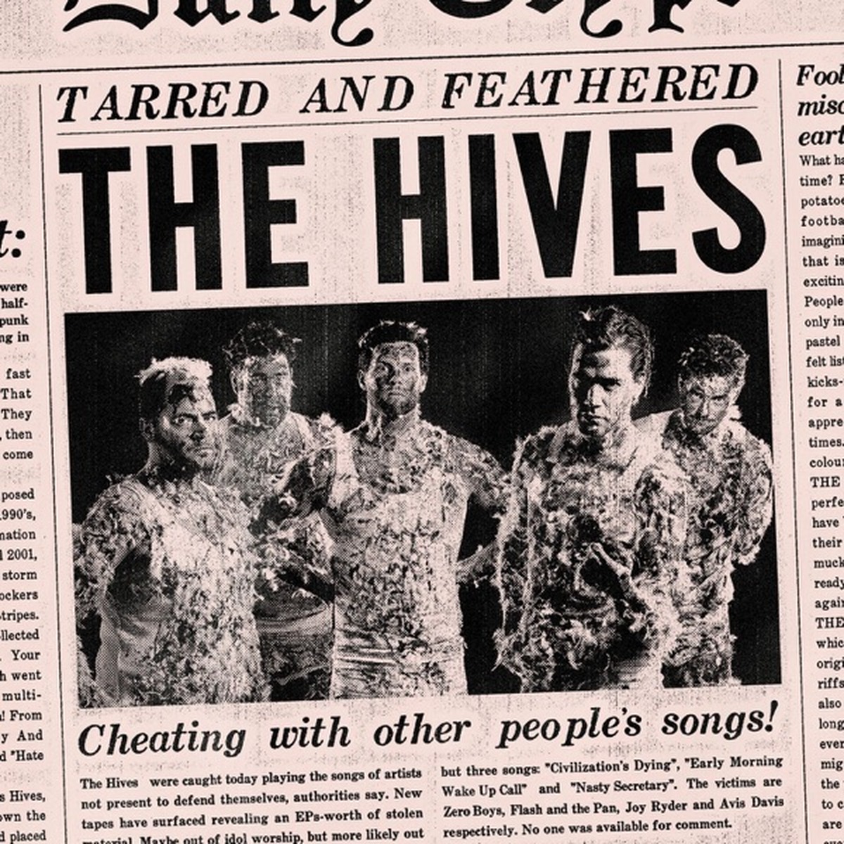 Tarred and Feathered (EP) by The Hives album cover