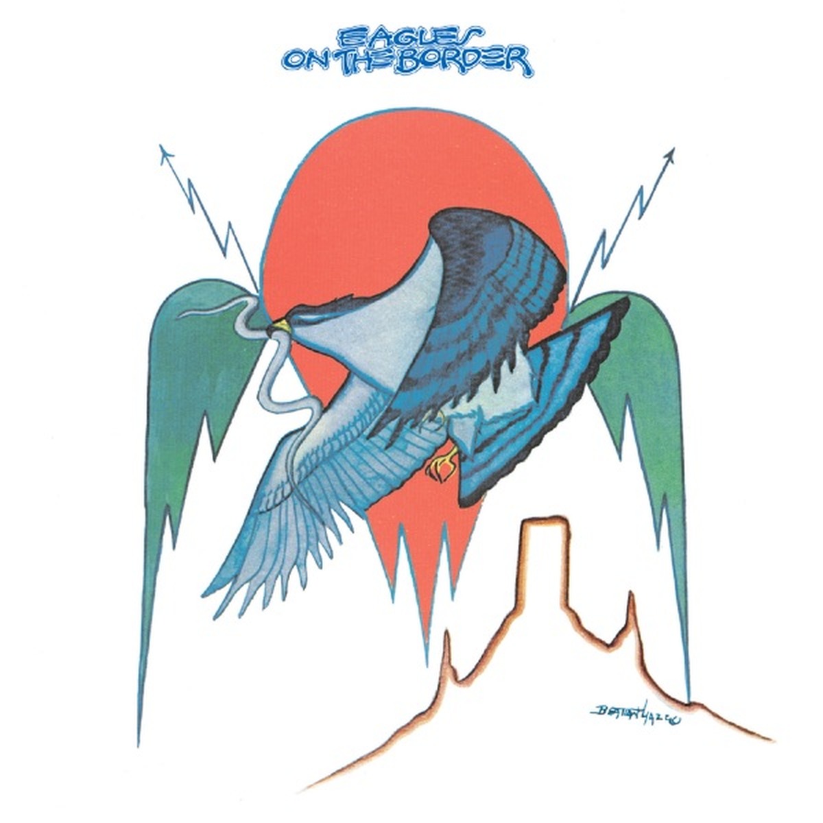 On the Border by Eagles album cover