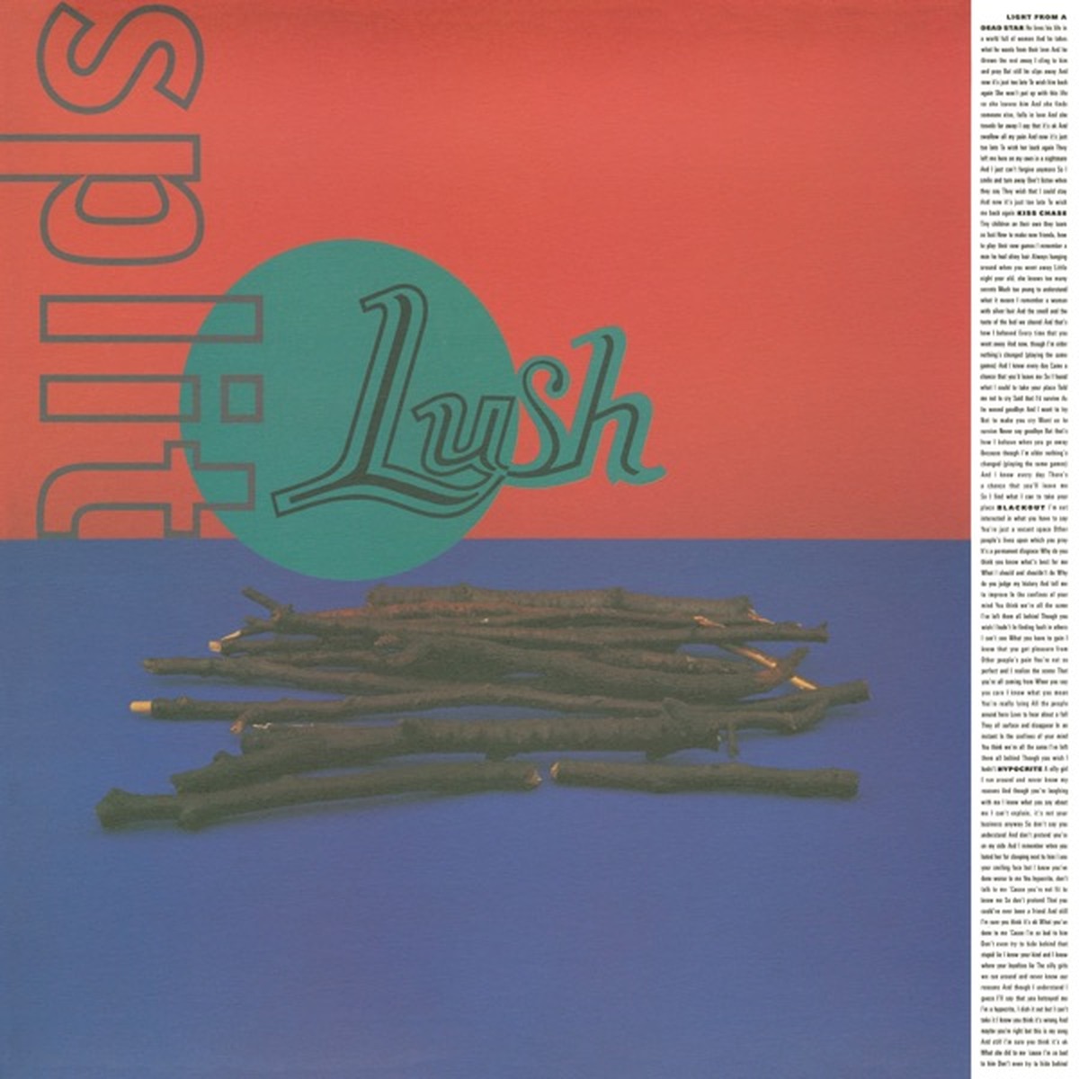 Split (Lush album) by Lush album cover