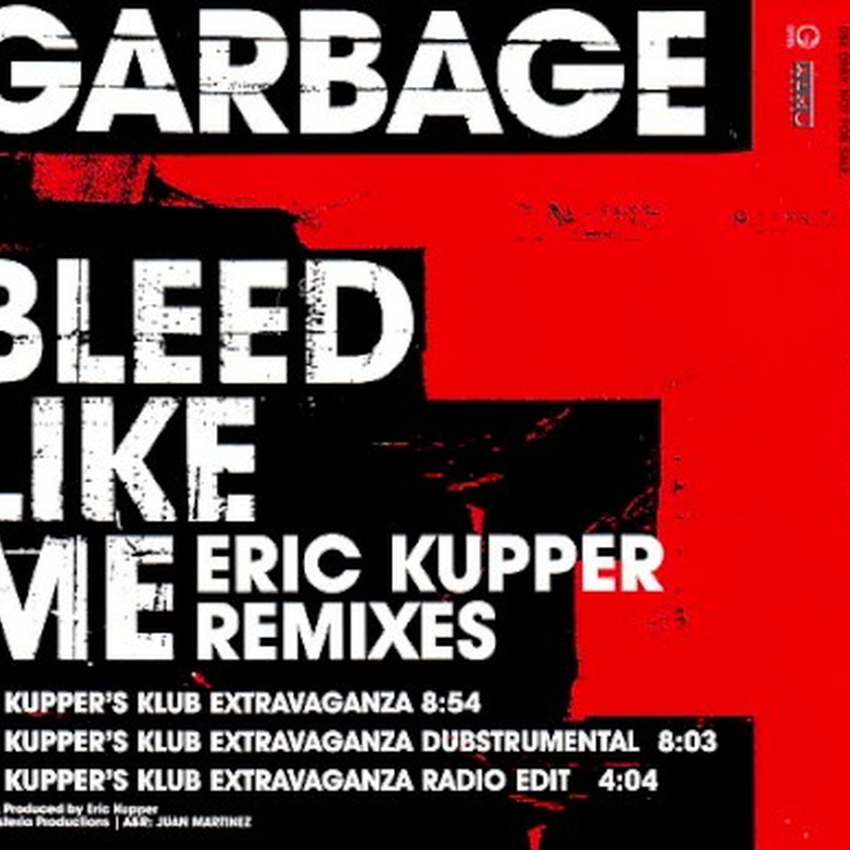 Bleed Like Me by Garbage album cover