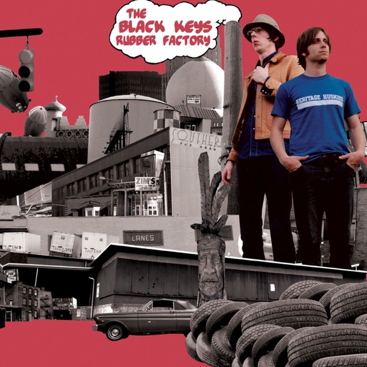 Rubber Factory by The Black Keys album cover