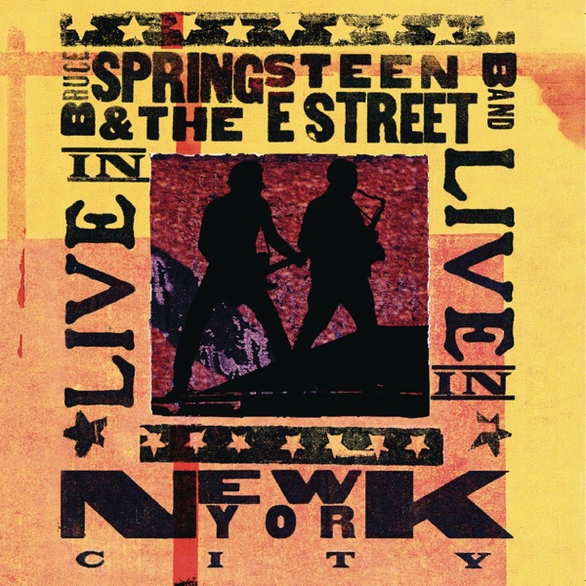 Live in New York City by Bruce Springsteen album cover
