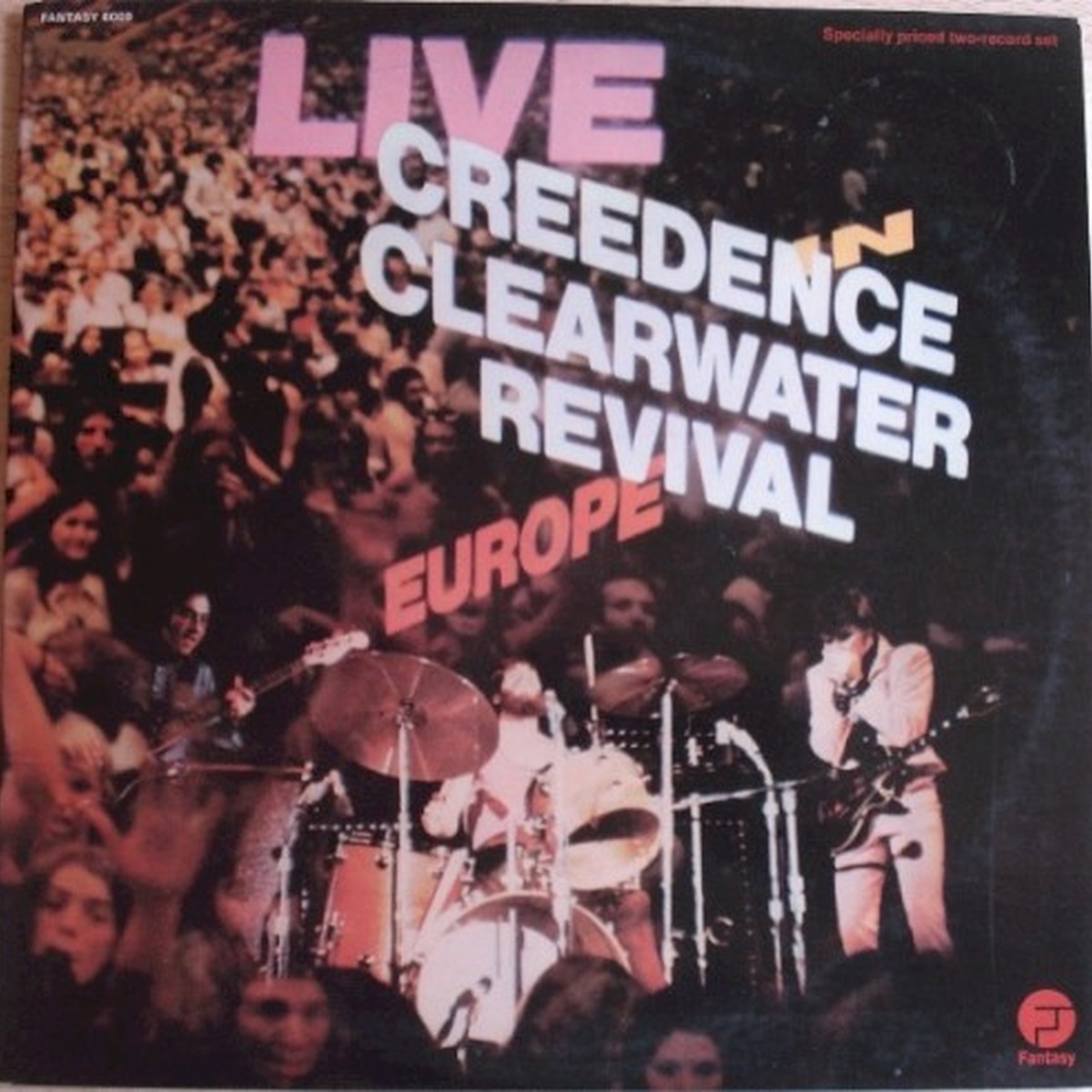 Live in Europe by Creedence Clearwater Revival album cover
