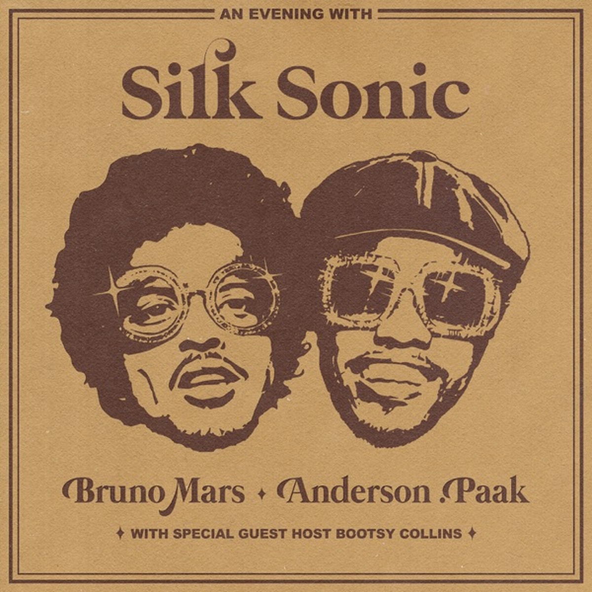 An Evening with Silk Sonic by Bruno Mars album cover