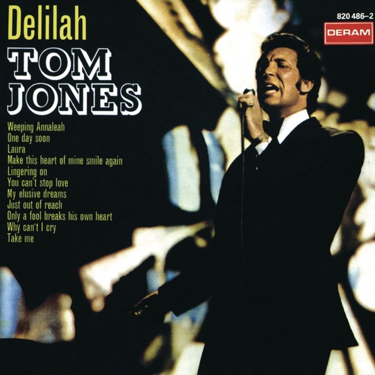 Delilah (Tom Jones album) by Tom Jones album cover