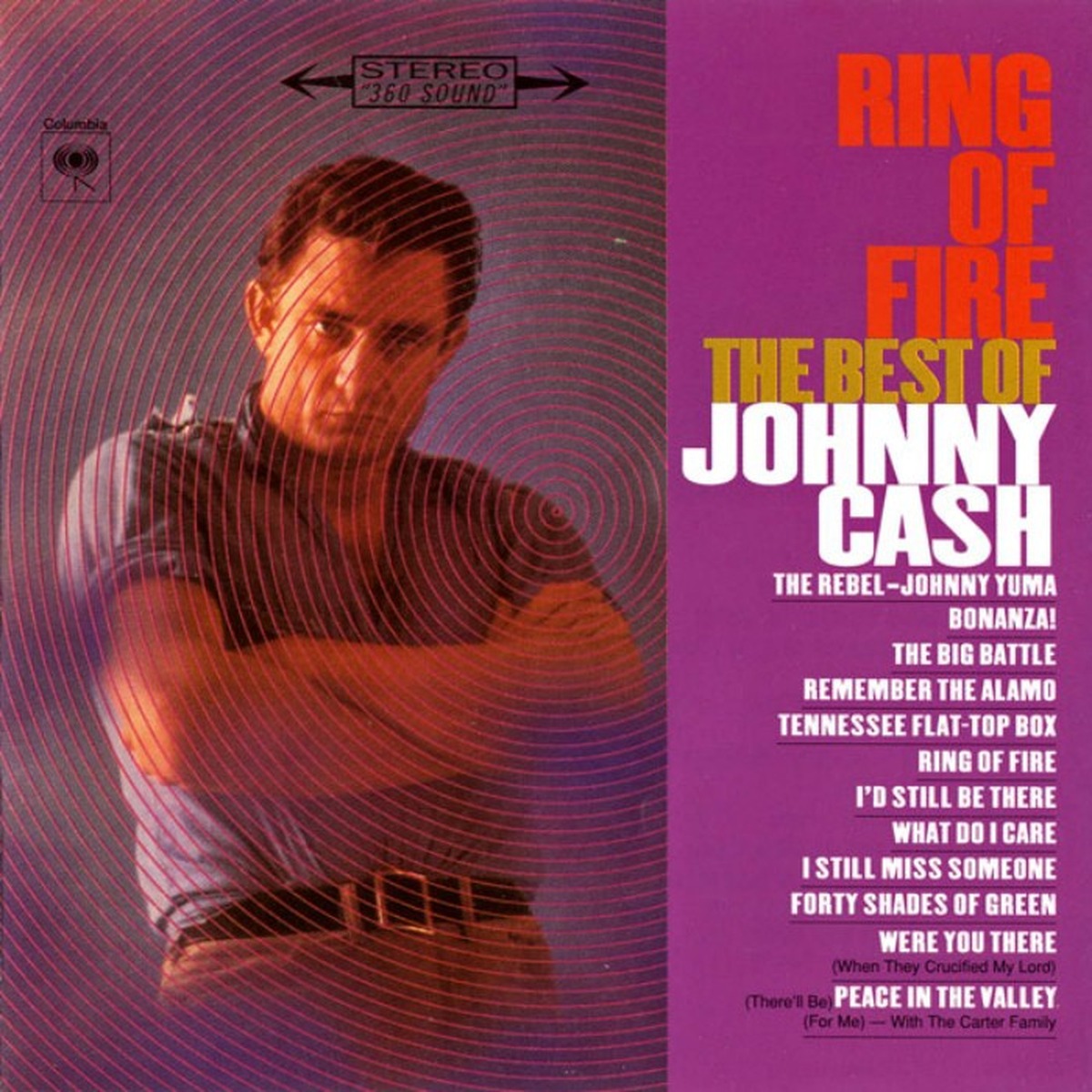 Ring of Fire: The Best of Johnny Cash by Johnny Cash album cover