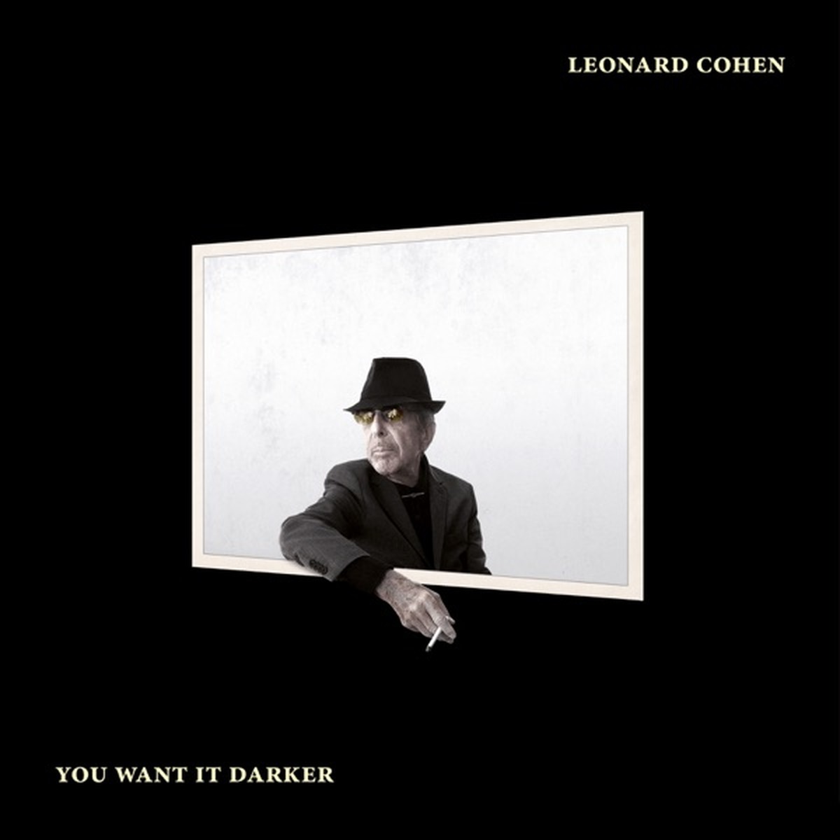 You Want It Darker by Leonard Cohen album cover
