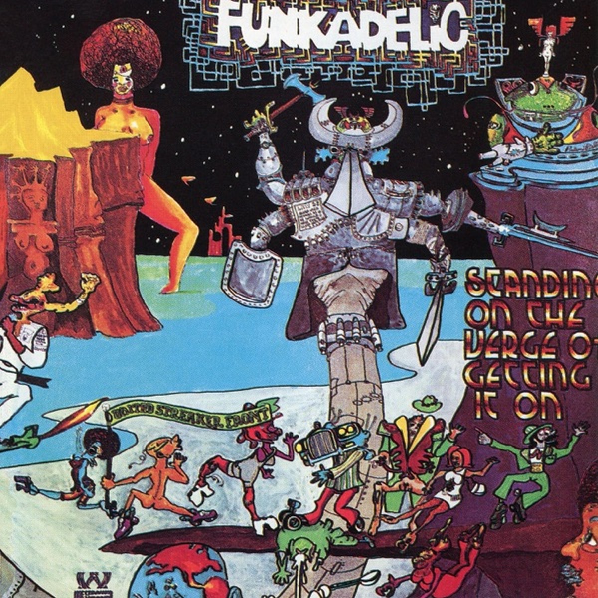 Standing on the Verge of Getting It On by Funkadelic album cover