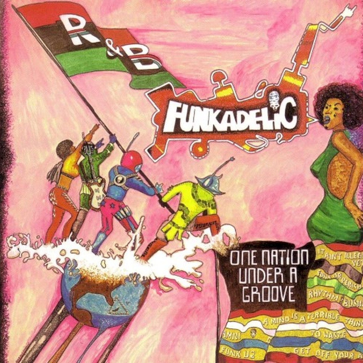 One Nation Under a Groove by Funkadelic album cover