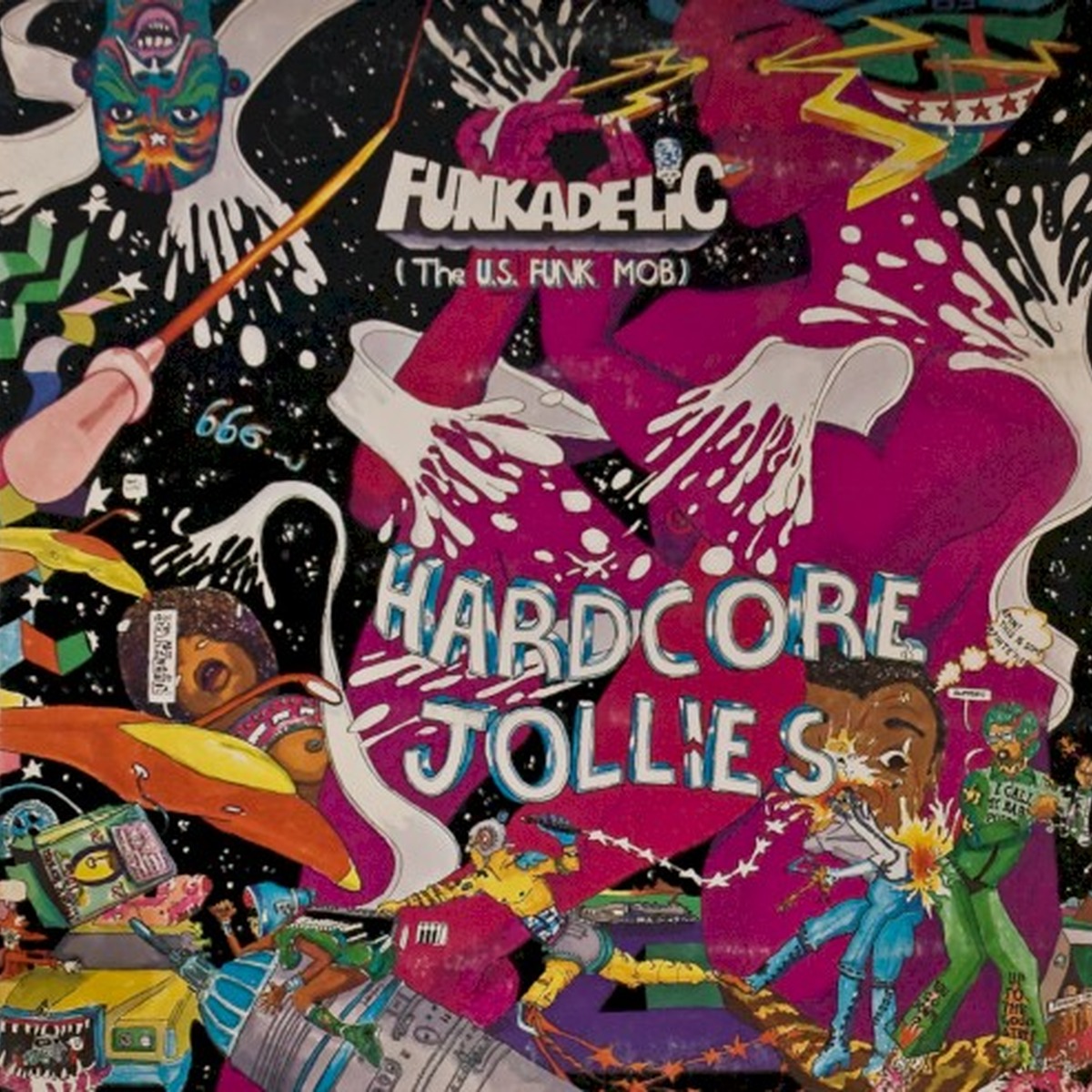 Hardcore Jollies by Funkadelic album cover