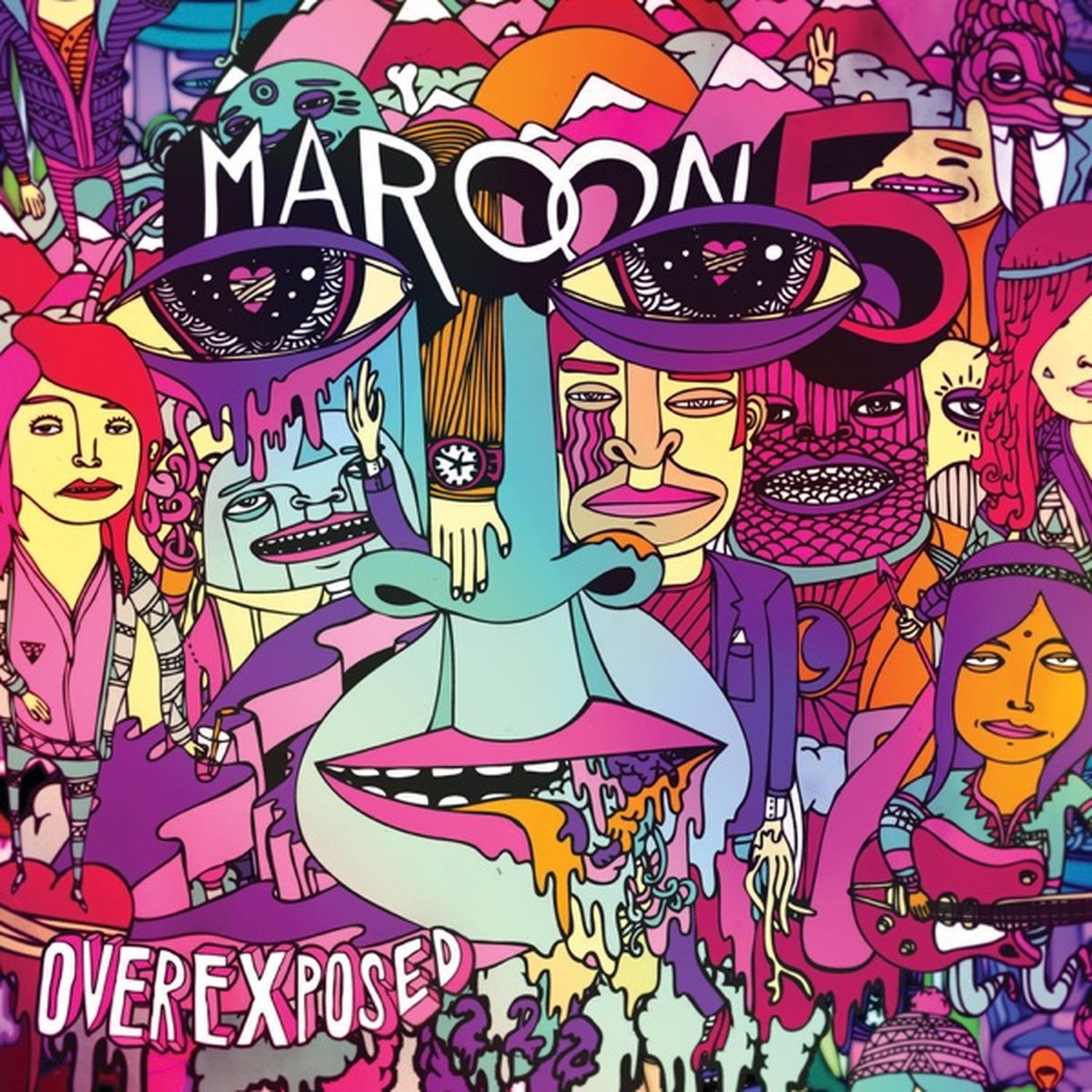 Overexposed (album) by Maroon 5 album cover