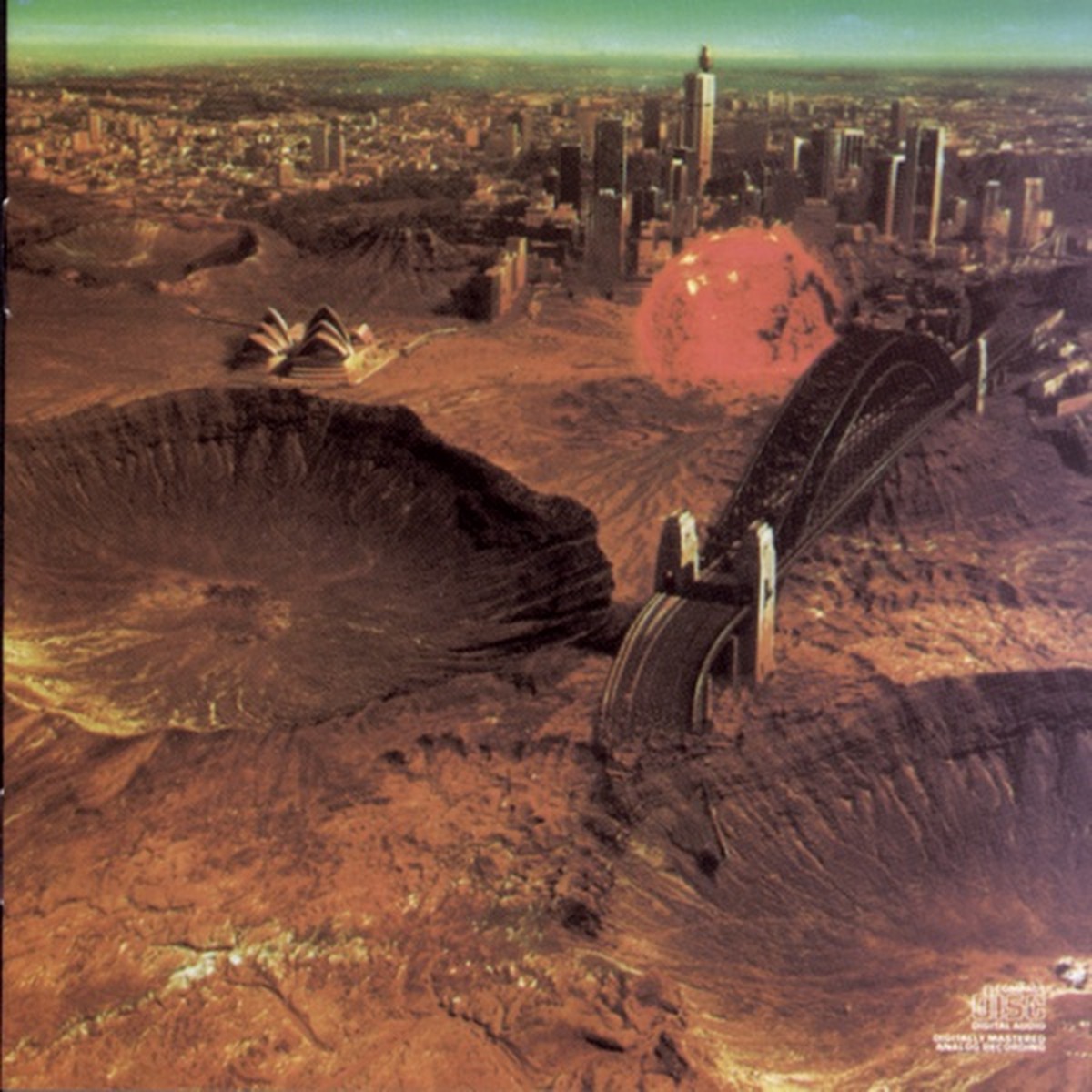 Red Sails in the Sunset by Midnight Oil album cover
