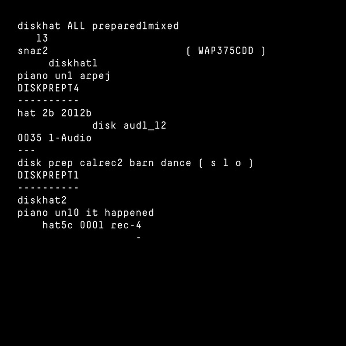 Computer Controlled Acoustic Instruments pt2 by Aphex Twin