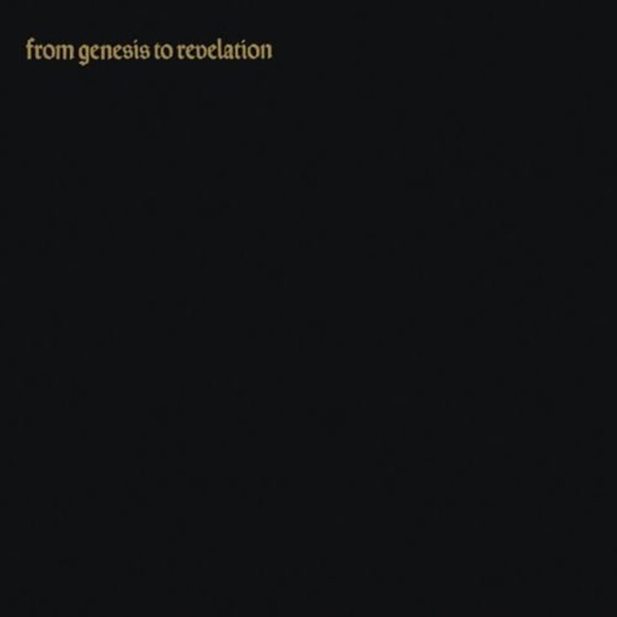 From Genesis to Revelation by Genesis album cover