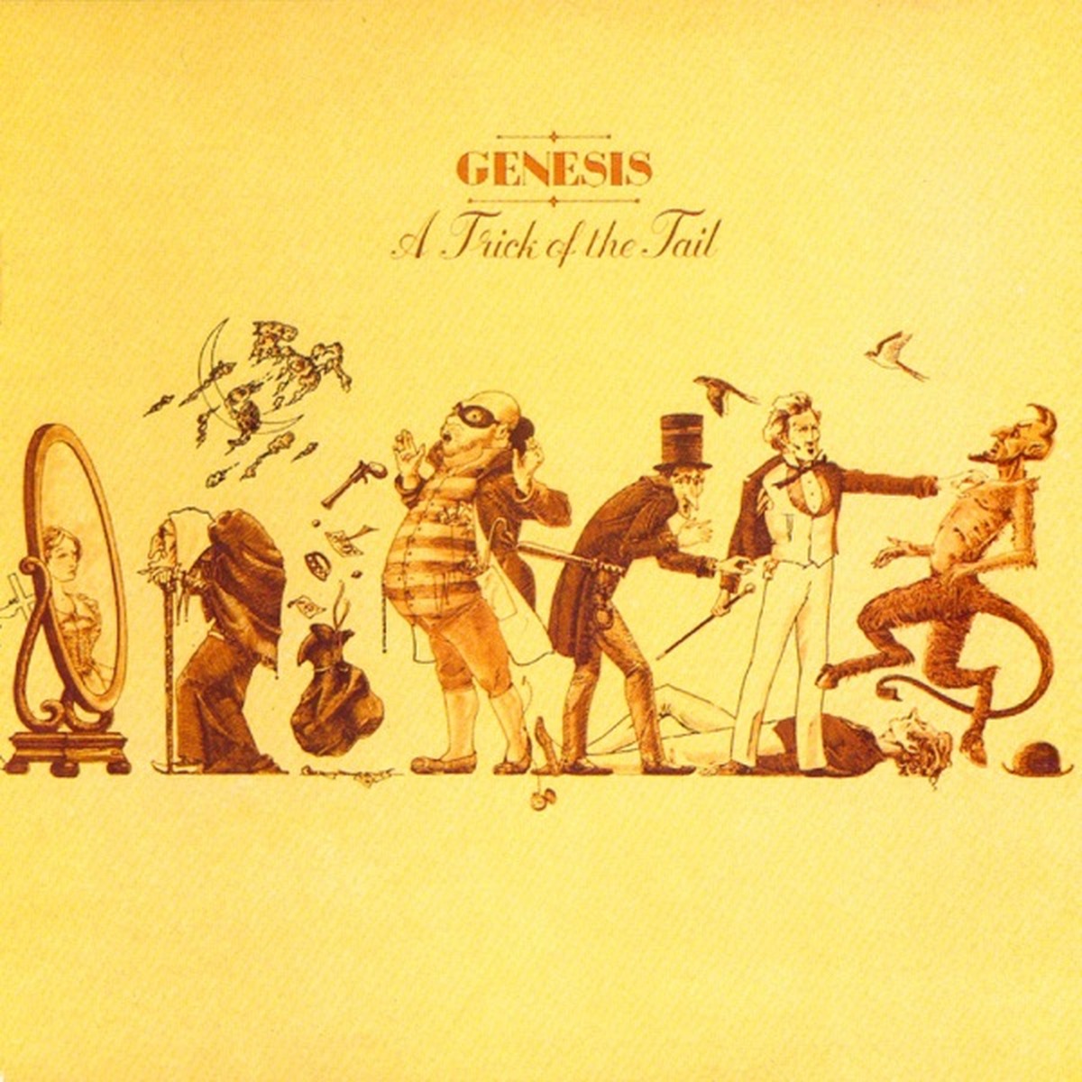 A Trick of the Tail by Genesis album cover