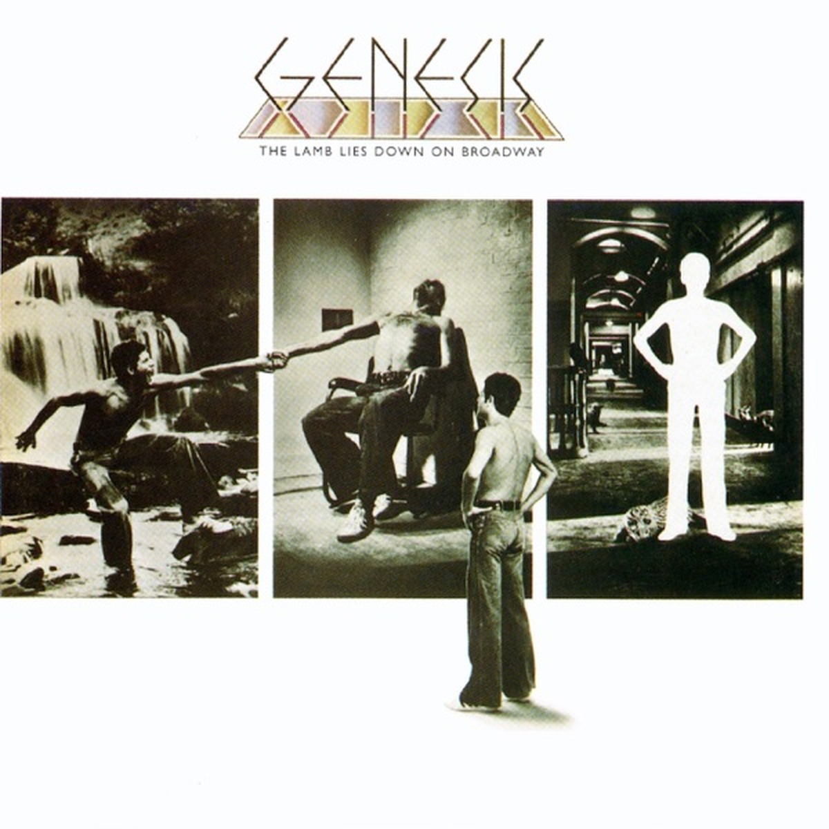 The Lamb Lies Down on Broadway by Genesis album cover