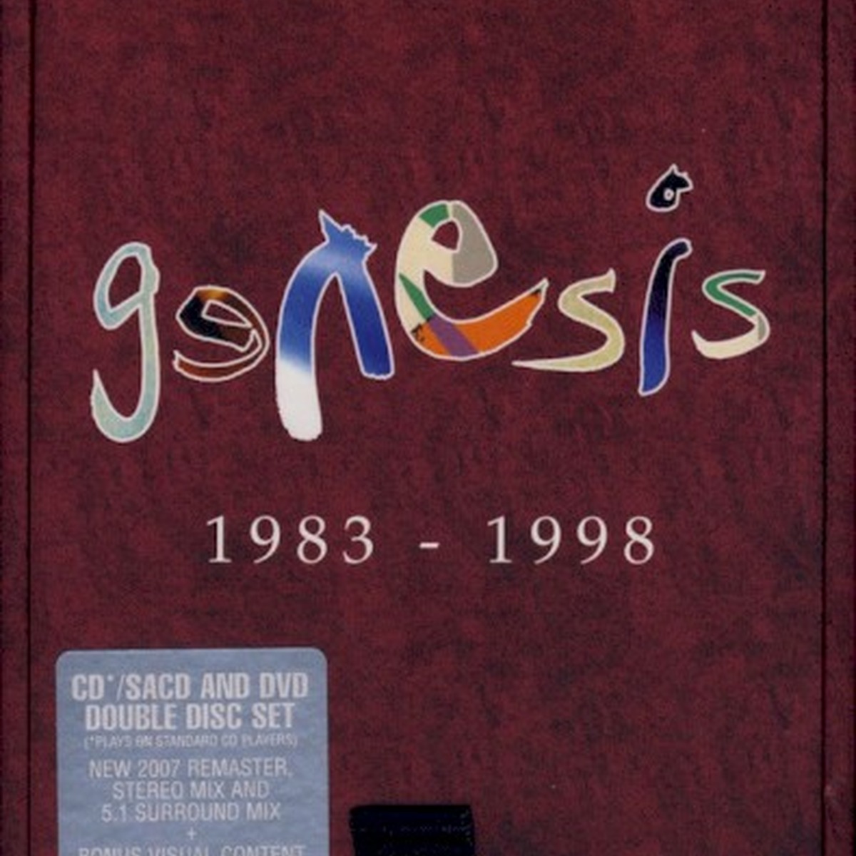 1983–1998 by Genesis album cover