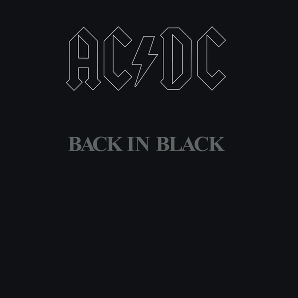 Back in Black by AC/DC album cover