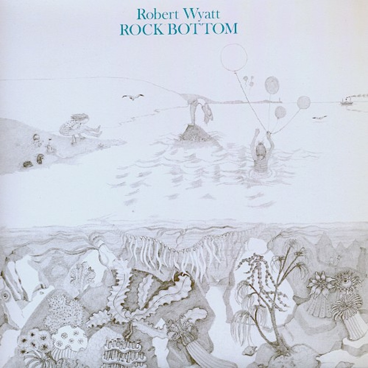 Rock Bottom by Robert Wyatt album cover