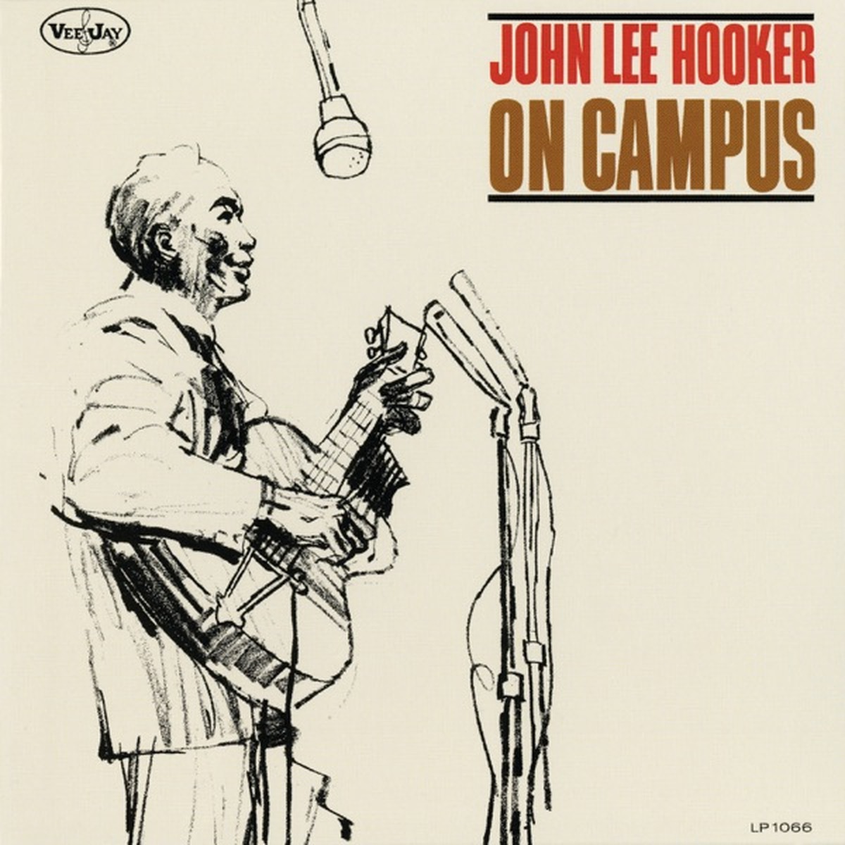 John Lee Hooker on Campus by John Lee Hooker album cover