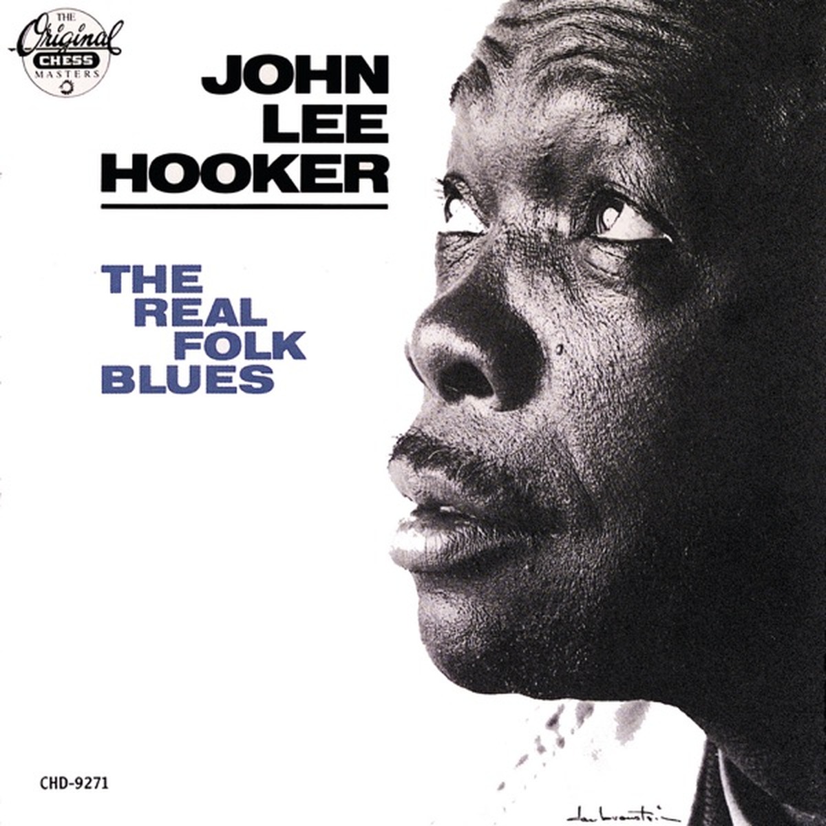 The Real Folk Blues by John Lee Hooker album cover