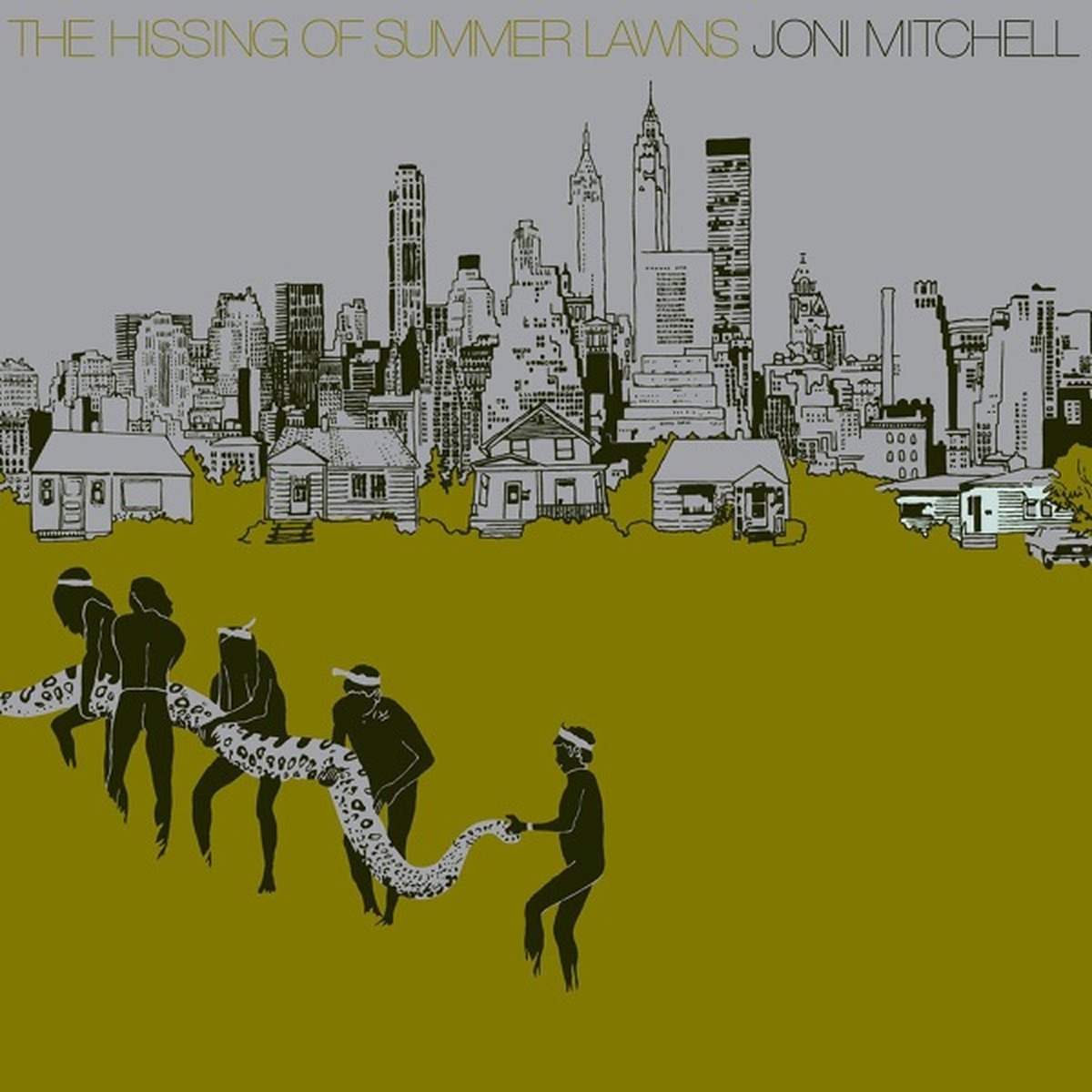 The Hissing of Summer Lawns by Joni Mitchell album cover