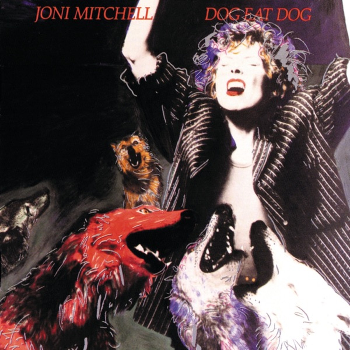 Dog Eat Dog by Joni Mitchell album cover