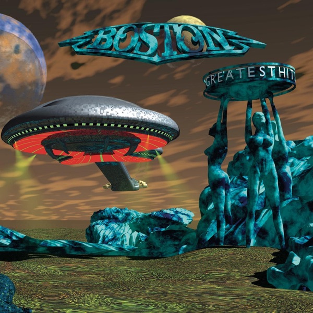 Greatest Hits (Boston album) by Boston album cover