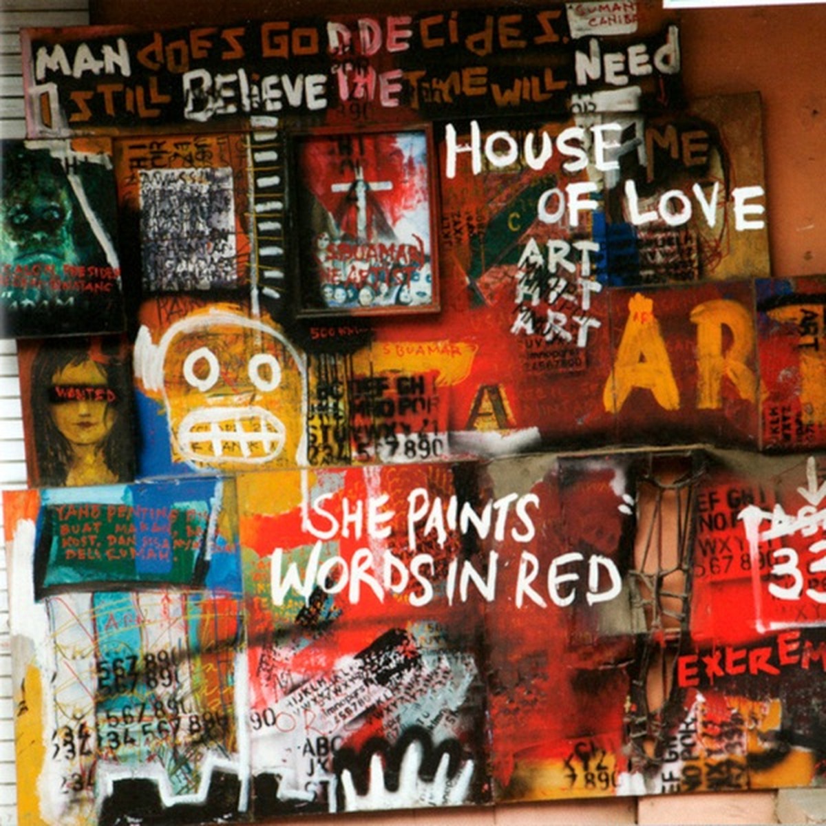 She Paints Words in Red by The House of Love album cover