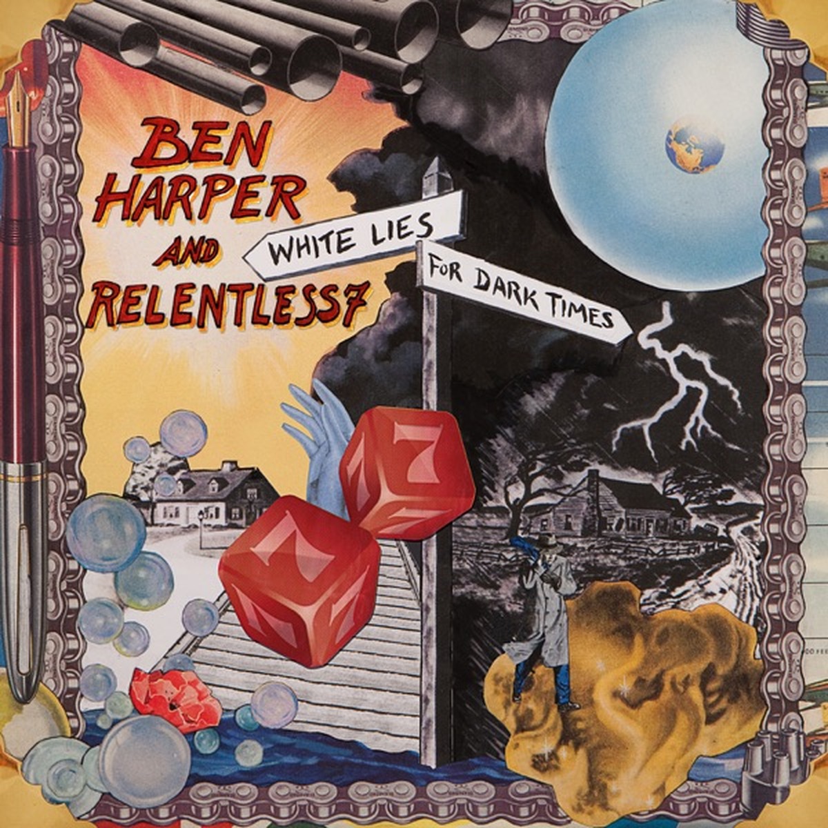 White Lies for Dark Times by Ben Harper and Relentless7 album cover