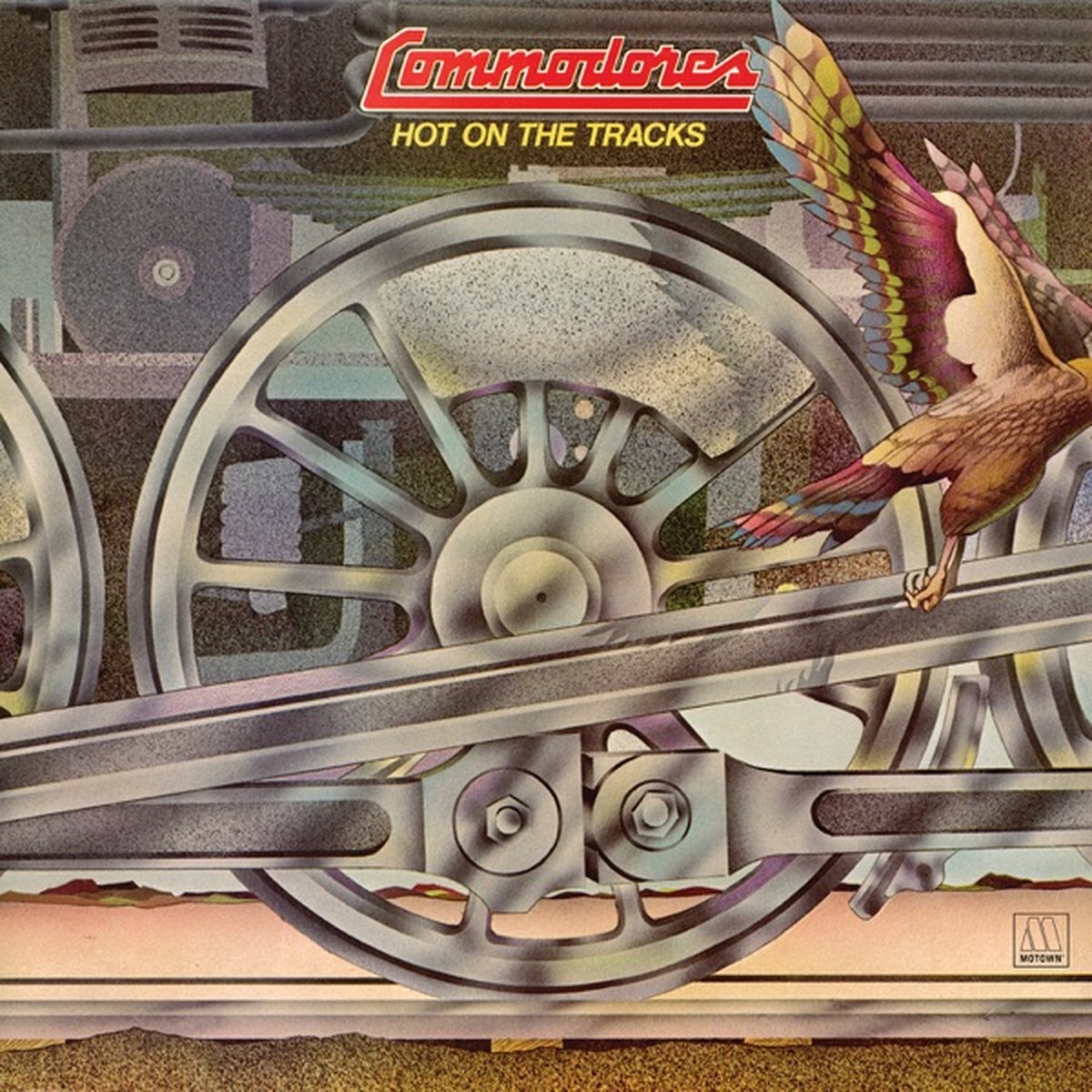 Hot on the Tracks by Commodores album cover