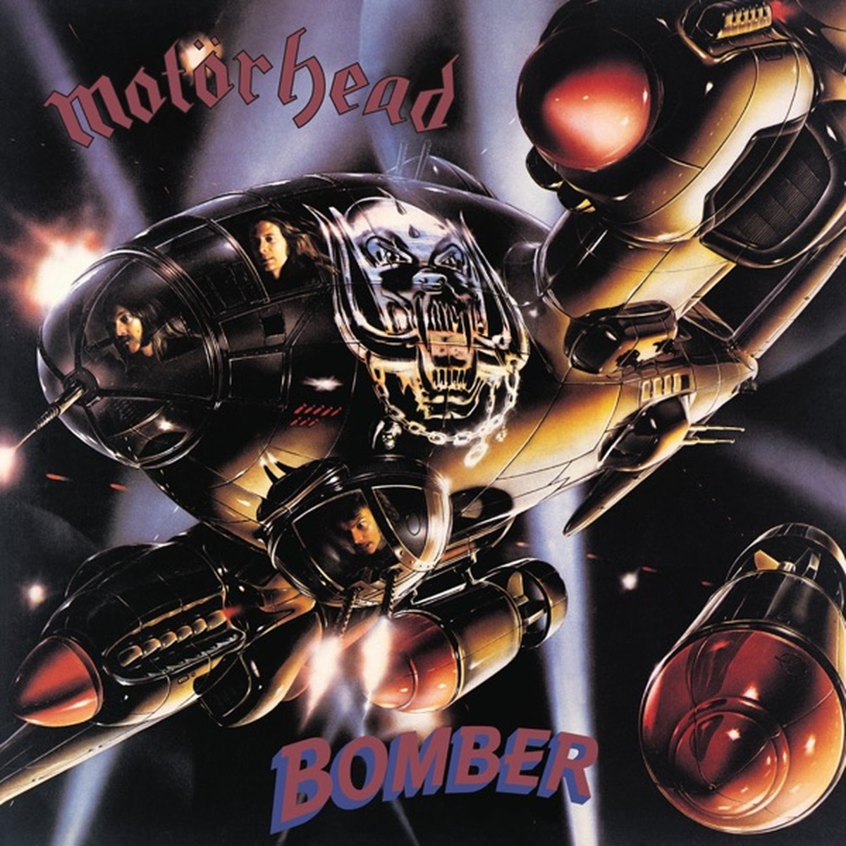 Bomber (album) by Motörhead album cover