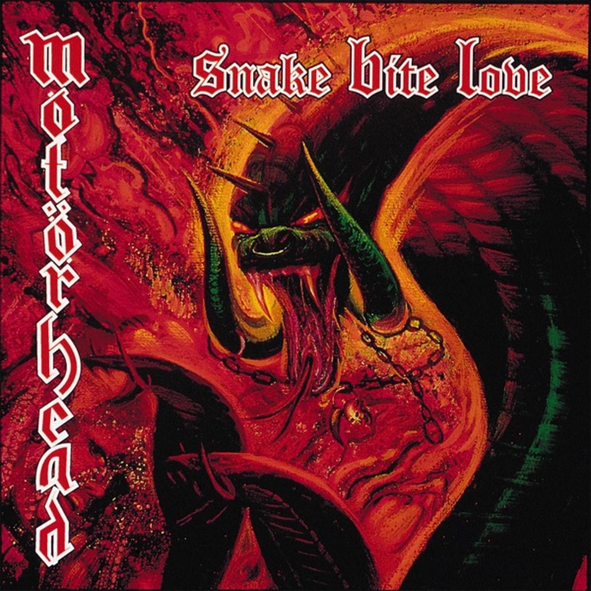 Snake Bite Love by Motörhead album cover