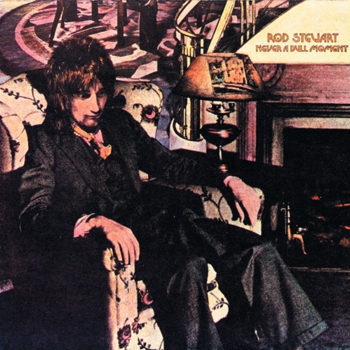 Never a Dull Moment (Rod Stewart album) by Rod Stewart album cover