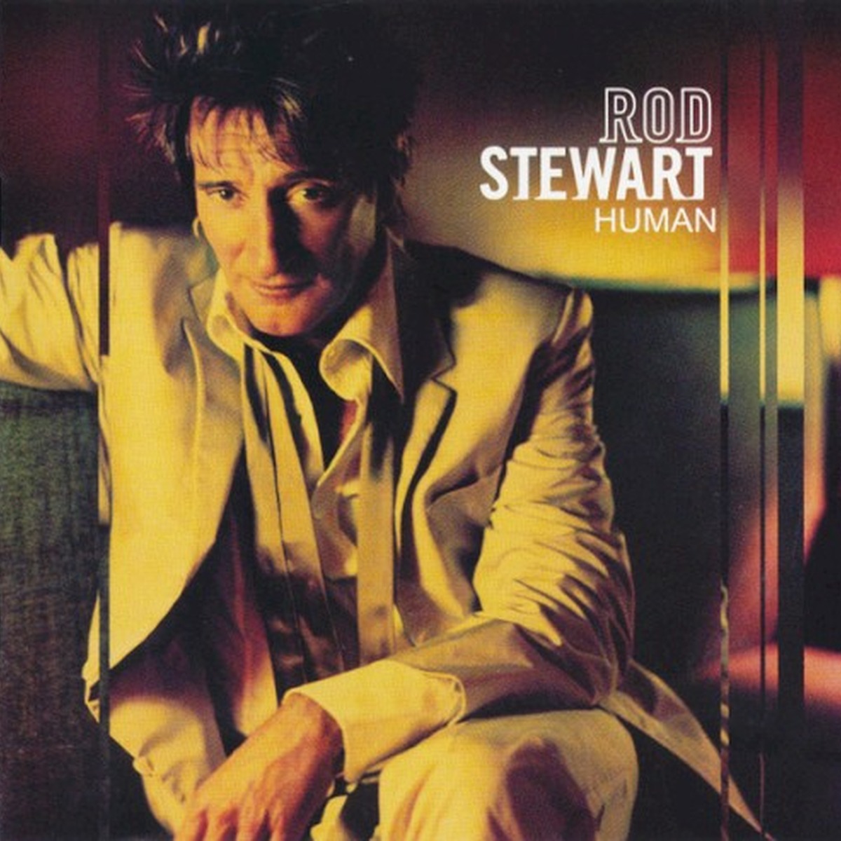 Human by Rod Stewart album cover