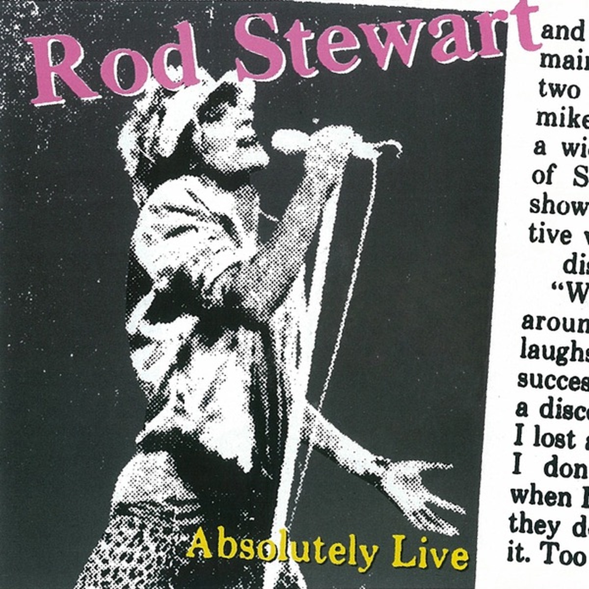 Absolutely Live (Rod Stewart album) by Rod Stewart album cover